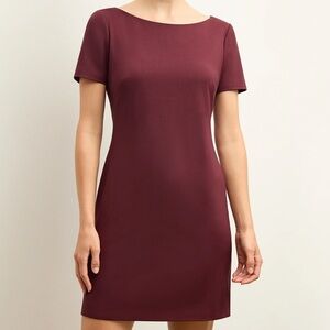 MM Lafleur Rosie Dress in Shiraz Wool Twill (Size 0)